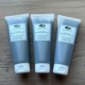 New Origins Clear Improvement Charcoal Mask Bundle of 3